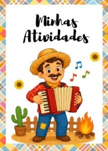 Capinhas de atividades juninas para imprimir exercício educativo página 9